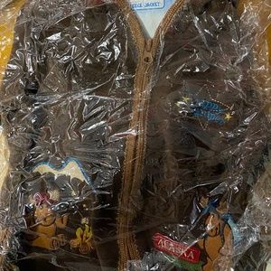 Brown Fleece jacket Happy Camper Alaska